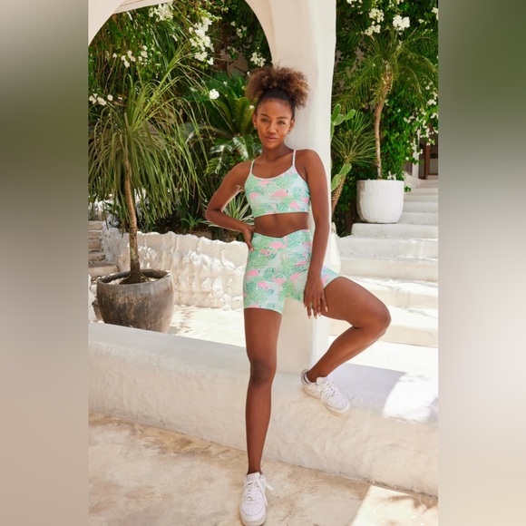 NEW! Kenny Flowers The Sunshine State Sport Shorts Flamingo Green Pink M, XXL - Picture 3 of 11